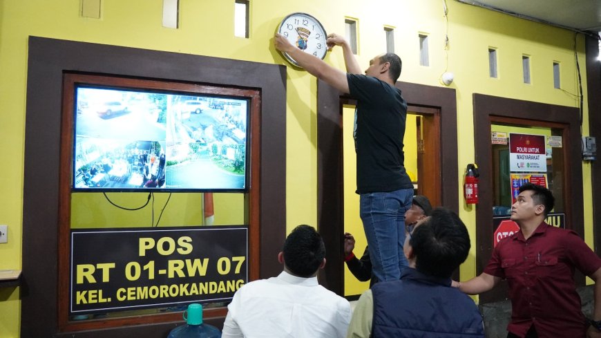 Serap Aspirasi Warga, Kapolresta Malang Kota Hadir di Poskamling